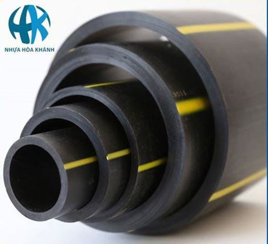 Picture of Ống HDPE Đen Sọc Vàng