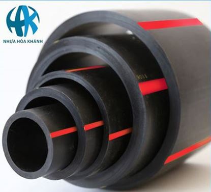 Picture of Ống HDPE Đen Sọc Đỏ